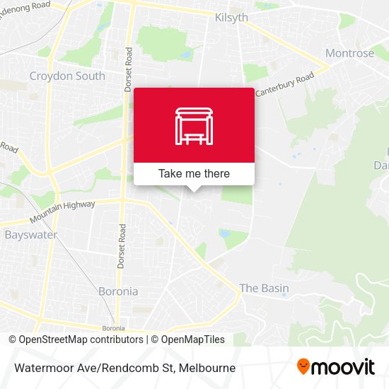 Watermoor Ave/Rendcomb St map