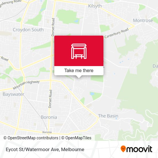Eycot St/Watermoor Ave map