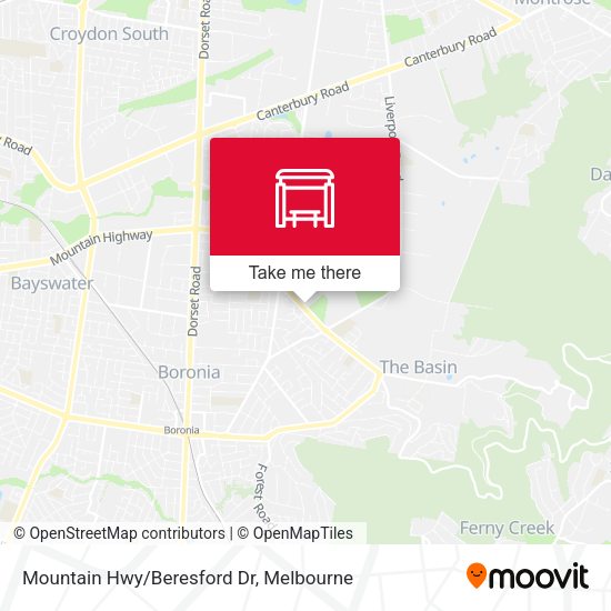 Mountain Hwy/Beresford Dr map