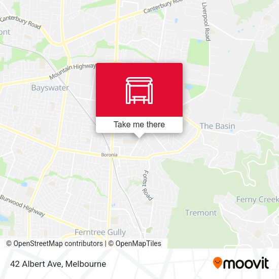 42 Albert Ave map