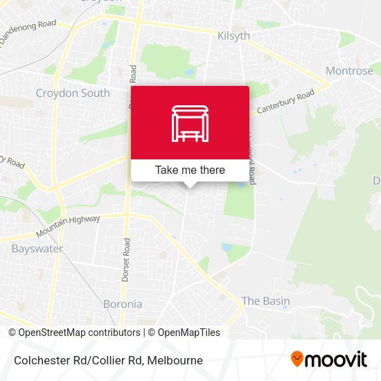 Colchester Rd/Collier Rd map