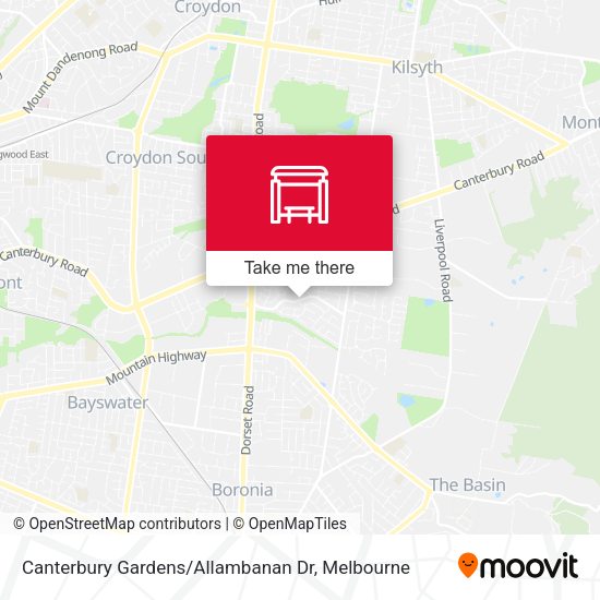 Canterbury Gardens / Allambanan Dr map