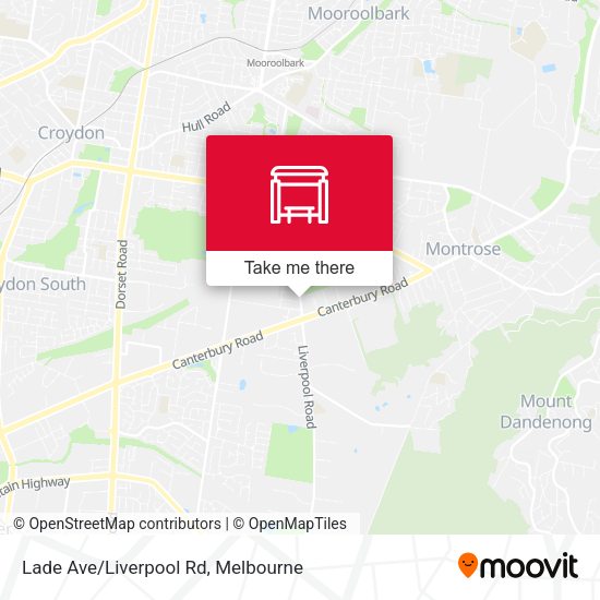 Lade Ave/Liverpool Rd map
