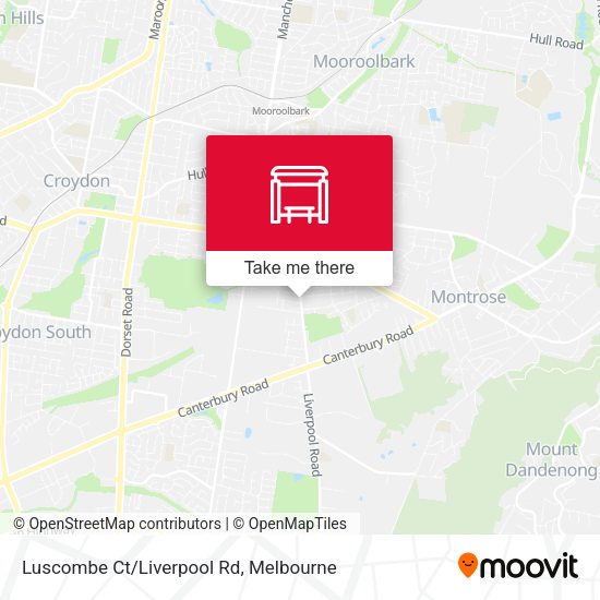 Luscombe Ct/Liverpool Rd map