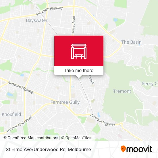 St Elmo Ave/Underwood Rd map