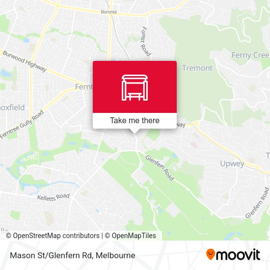 Mason St/Glenfern Rd map