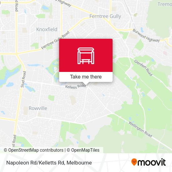 Napoleon Rd/Kelletts Rd map