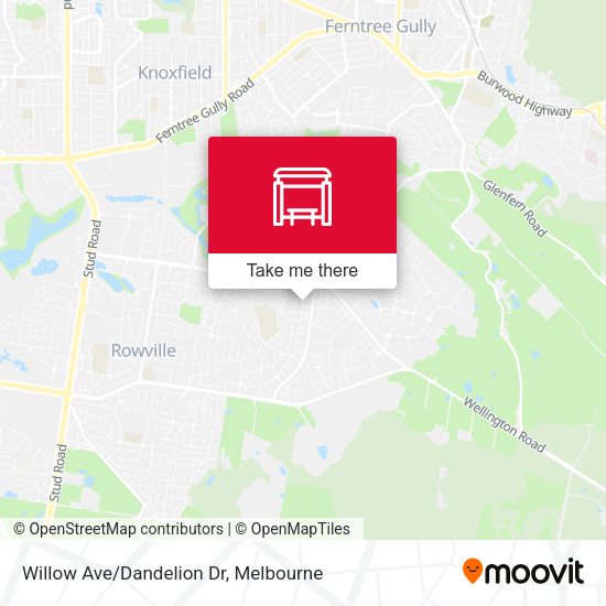 Willow Ave/Dandelion Dr map