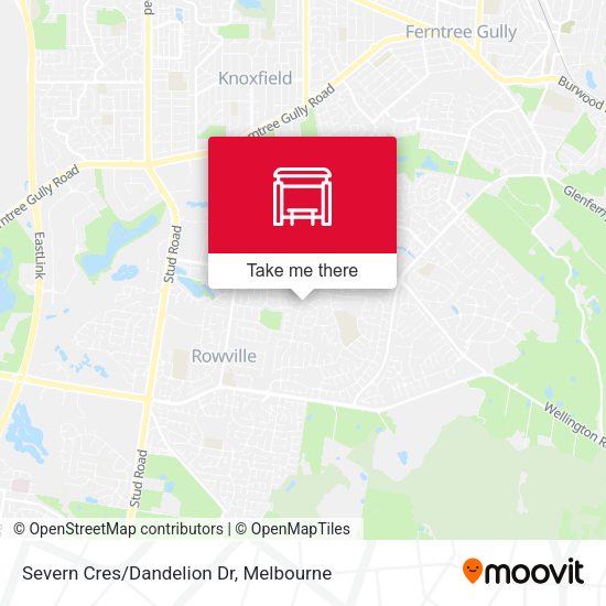 Severn Cres/Dandelion Dr map