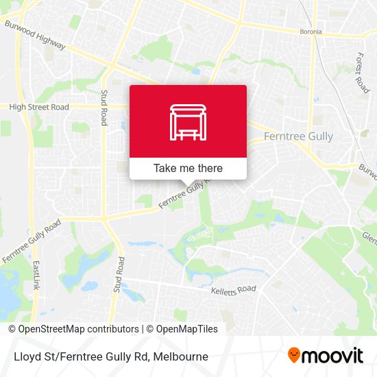 Lloyd St/Ferntree Gully Rd map