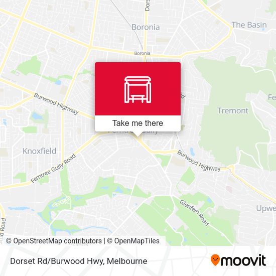 Dorset Rd/Burwood Hwy map