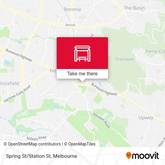 Spring St/Station St map