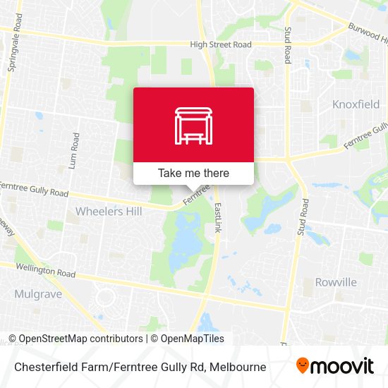 Chesterfield Farm / Ferntree Gully Rd map