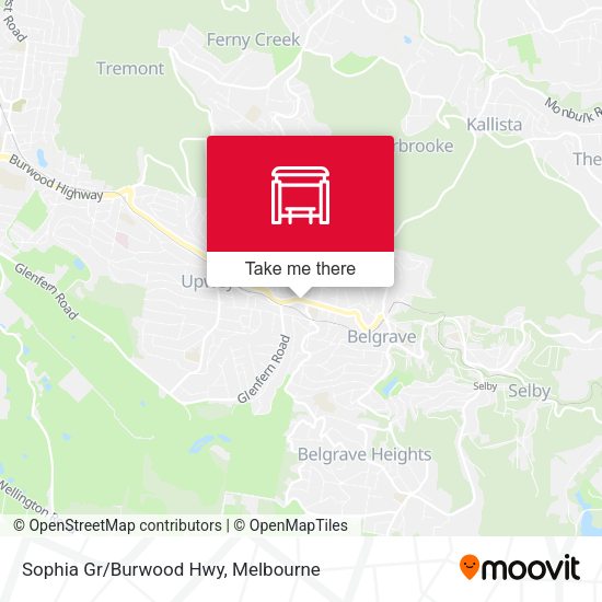 Sophia Gr/Burwood Hwy map