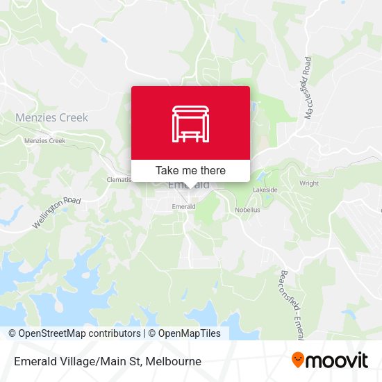 Emerald Village/Main St map