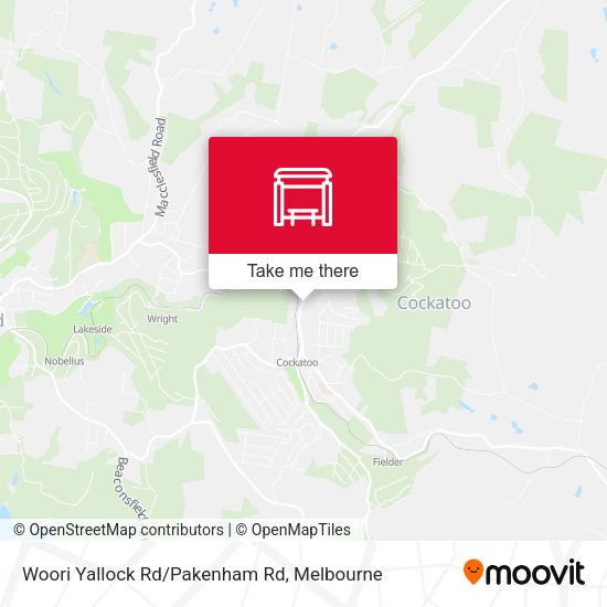 Woori Yallock Rd/Pakenham Rd map