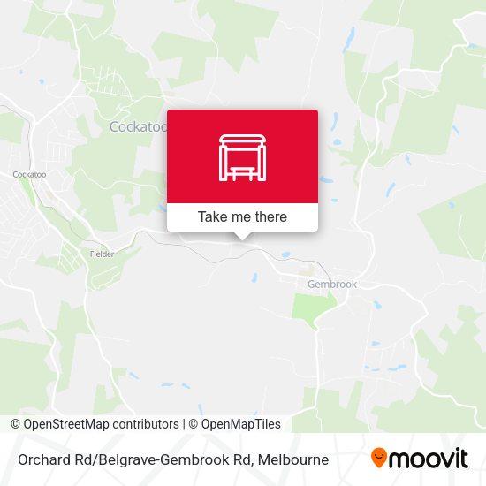 Orchard Rd / Belgrave-Gembrook Rd map