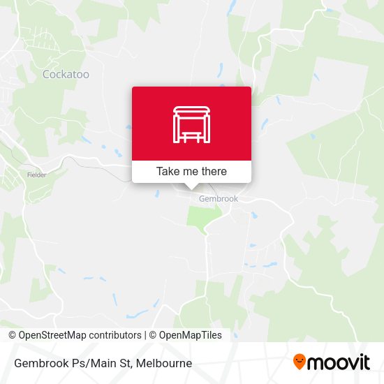 Gembrook Ps/Main St map
