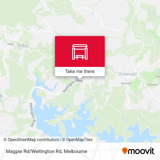 Magpie Rd/Wellington Rd map