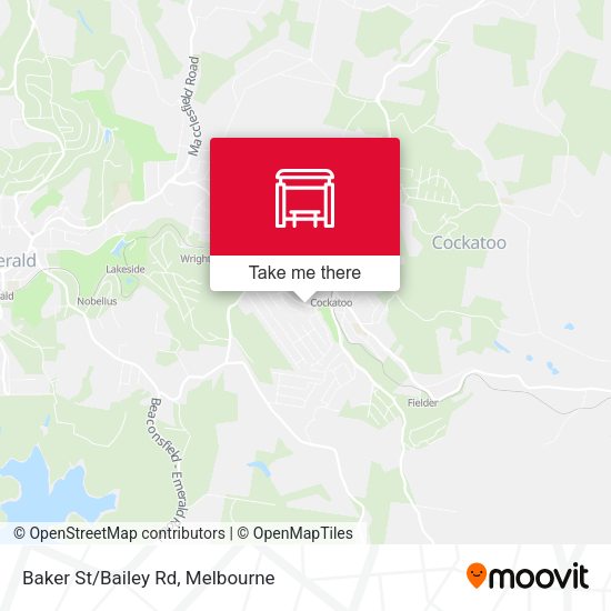 Baker St/Bailey Rd map