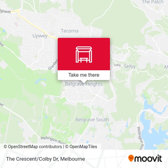 The Crescent/Colby Dr map