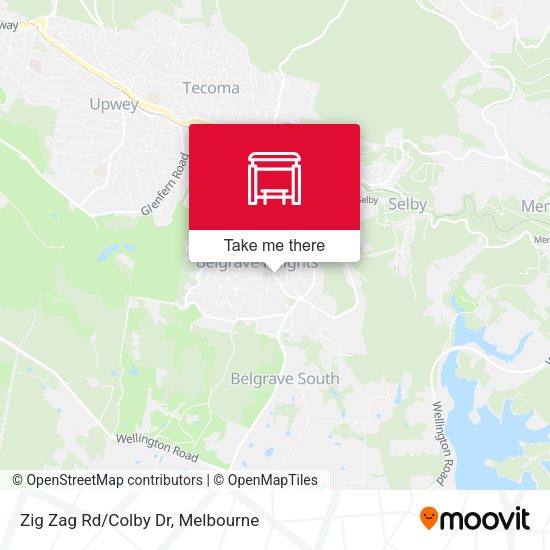 Zig Zag Rd/Colby Dr map