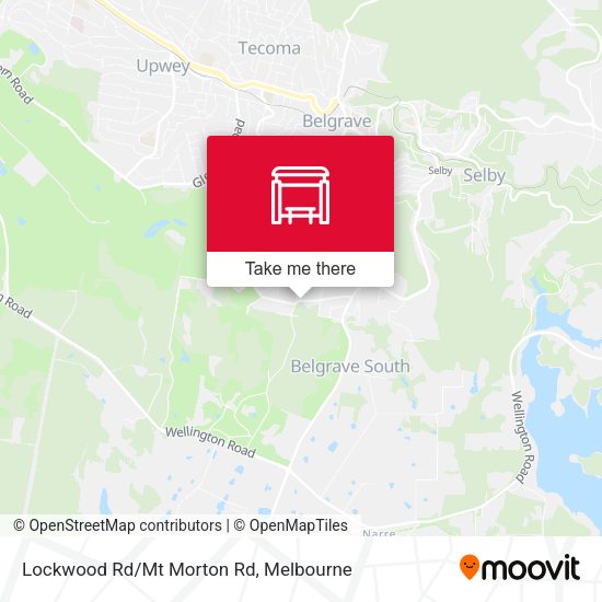 Lockwood Rd/Mt Morton Rd map