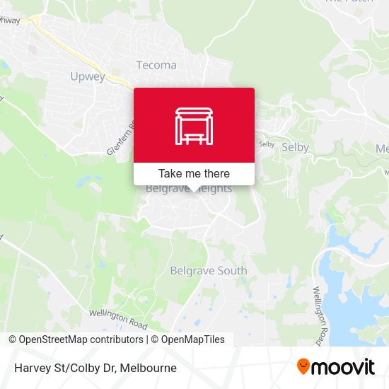 Harvey St/Colby Dr map