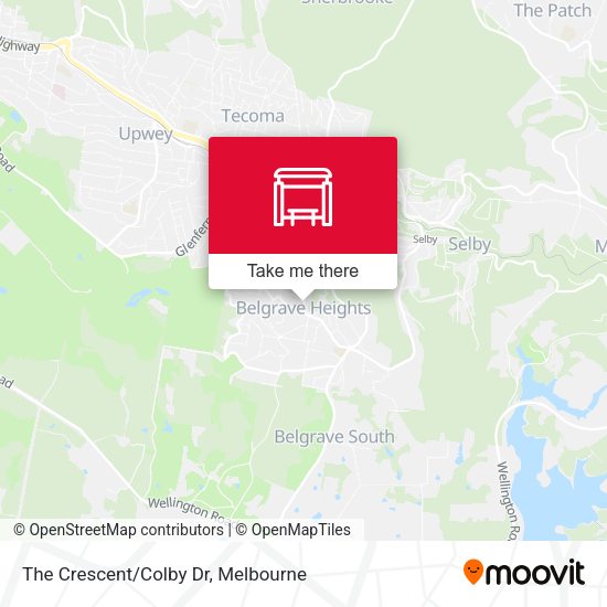 The Crescent/Colby Dr map