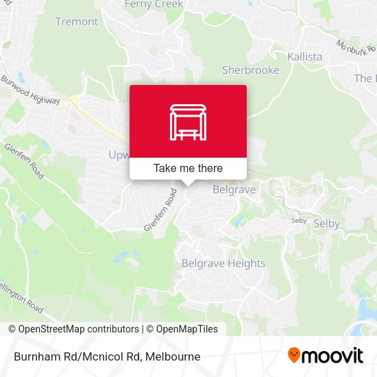 Burnham Rd/Mcnicol Rd map