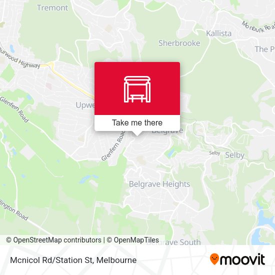 Mcnicol Rd/Station St map