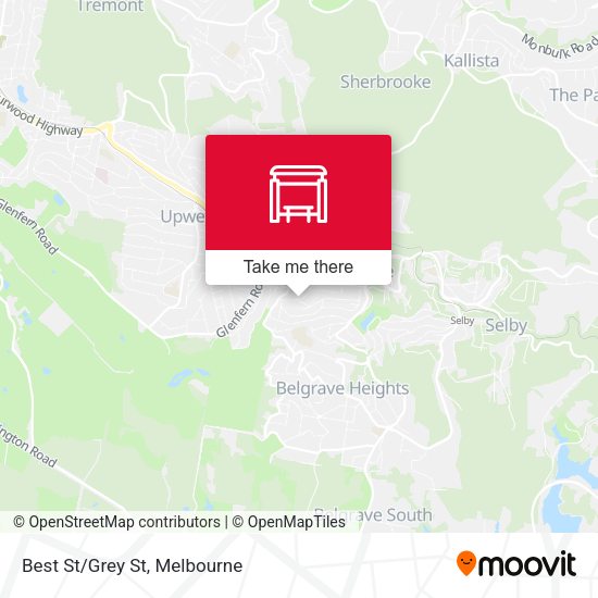 Best St/Grey St map
