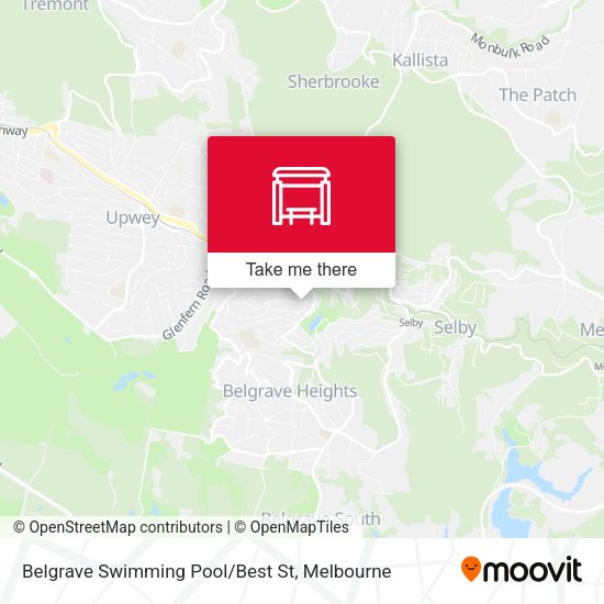 Belgrave Swimming Pool/Best St map