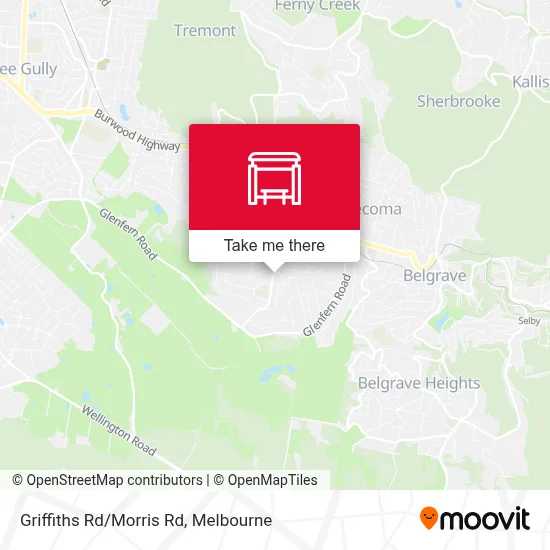 Mapa Griffiths Rd/Morris Rd