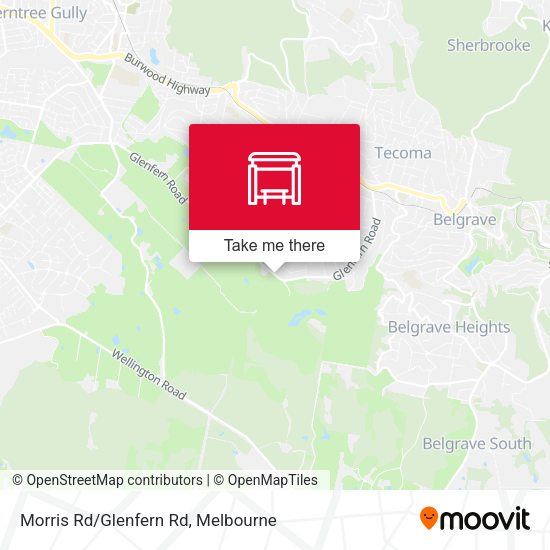 Morris Rd/Glenfern Rd map