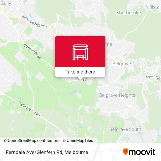 Ferndale Ave/Glenfern Rd map
