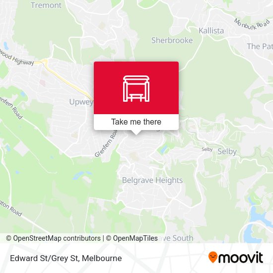 Edward St/Grey St map