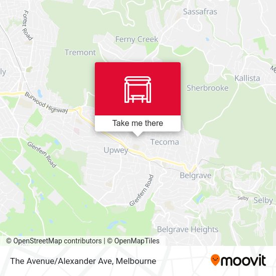The Avenue/Alexander Ave map