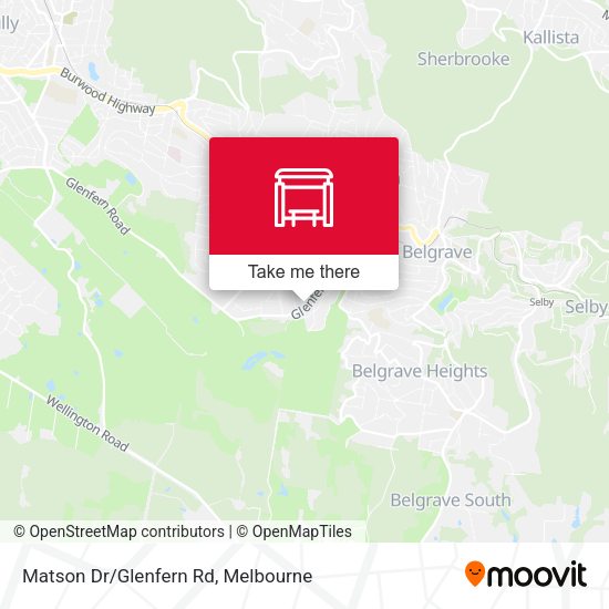 Matson Dr/Glenfern Rd map