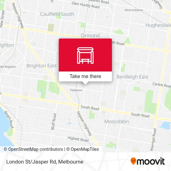 London St/Jasper Rd map