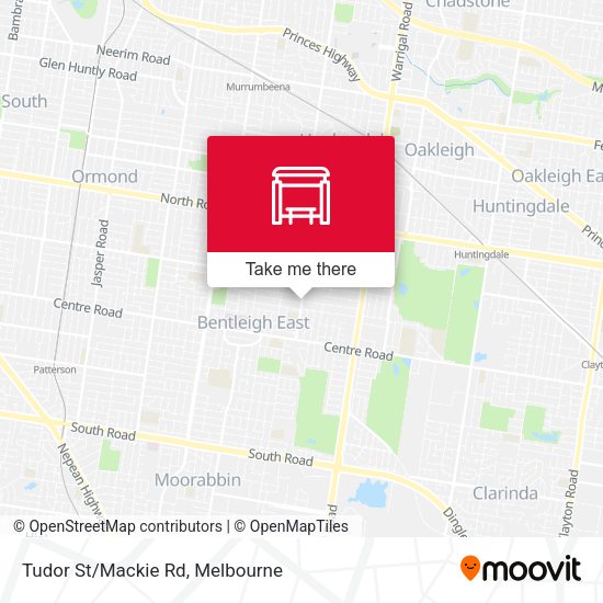 Tudor St/Mackie Rd map