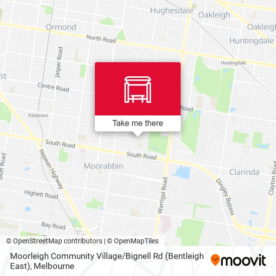 Moorleigh Community Village / Bignell Rd (Bentleigh East) map