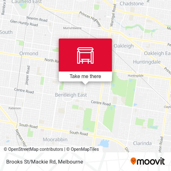 Brooks St/Mackie Rd map