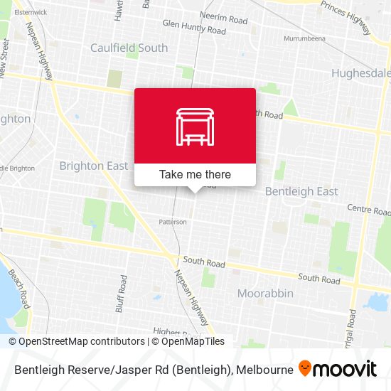 Bentleigh Reserve / Jasper Rd map