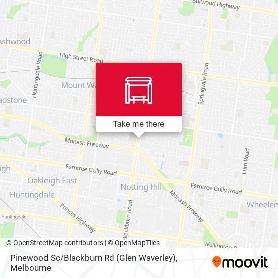 Pinewood Sc / Blackburn Rd (Glen Waverley) map