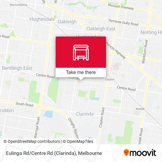 Eulinga Rd / Centre Rd (Clarinda) map