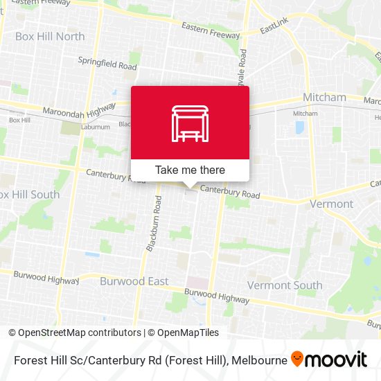 Forest Hill Sc / Canterbury Rd map