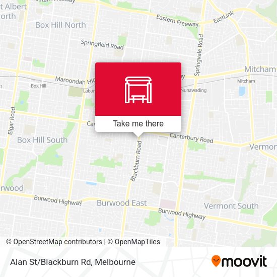 Alan St/Blackburn Rd map