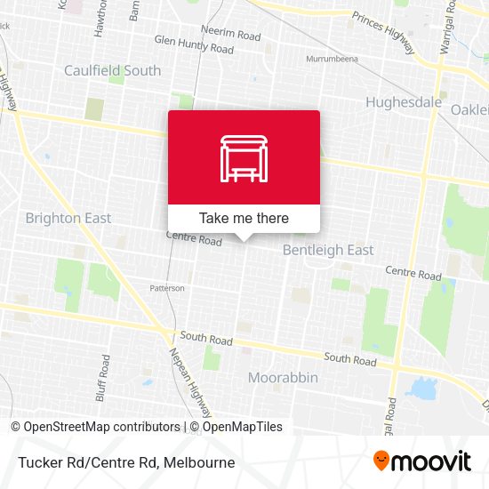 Tucker Rd/Centre Rd map