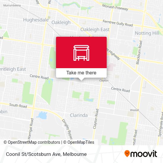 Coonil St/Scotsburn Ave map